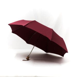 Parapluie pliant classique bordeaux