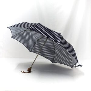Parapluie pliant femme imprimé pois