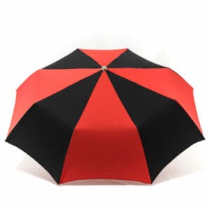 Parapluie pliant classique rouge et noir