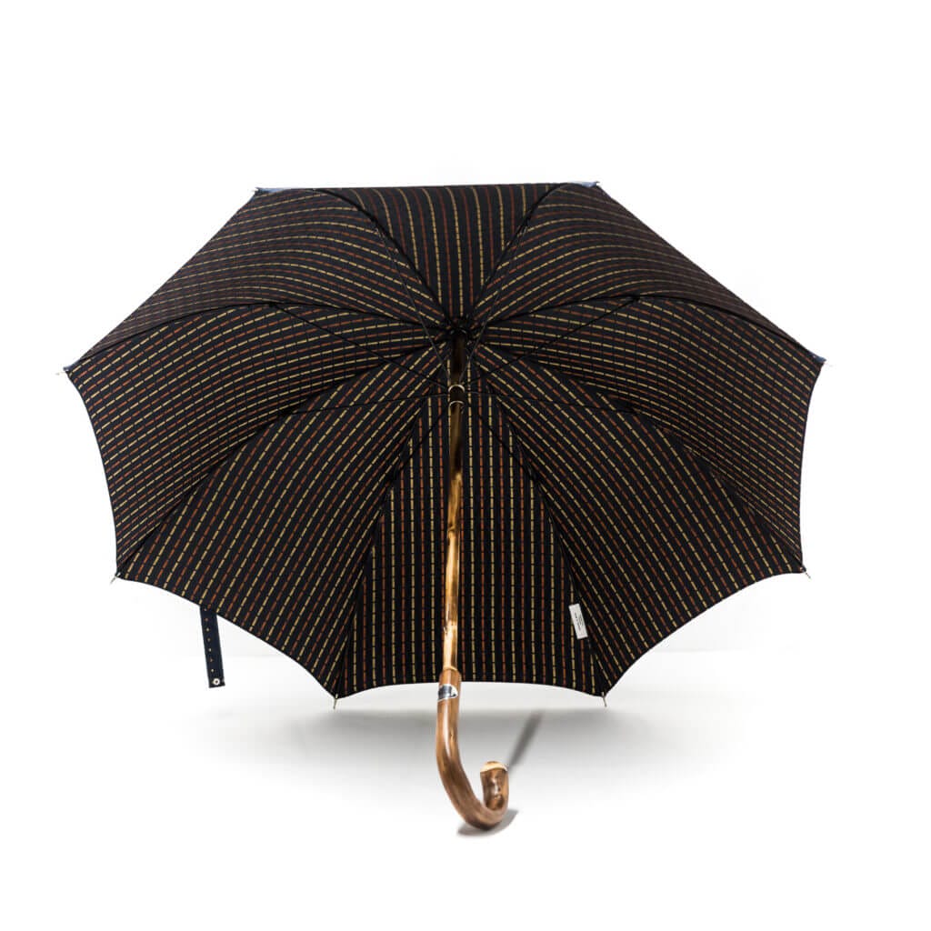 Parapluie luxe anglais tissé bleu