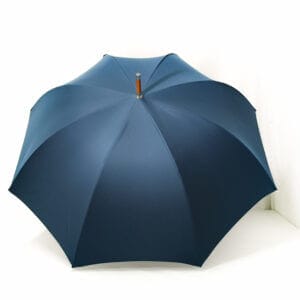 Grand parapluie homme bleu pétrole