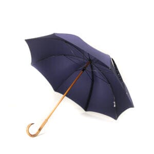 Grand parapluie homme bleu marine